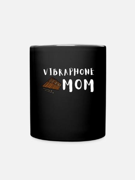 Vibraphone Mom Marimba Ninja And Mallet - Tasse einfarbig - Schwarz