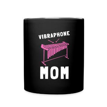 Vibraphone Mom Marimba Ninja And Mallet - Tasse einfarbig - Schwarz - Vorne