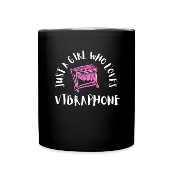 Vibraphone Mom Marimba Ninja And Mallet - Tasse einfarbig - Schwarz - Vorne