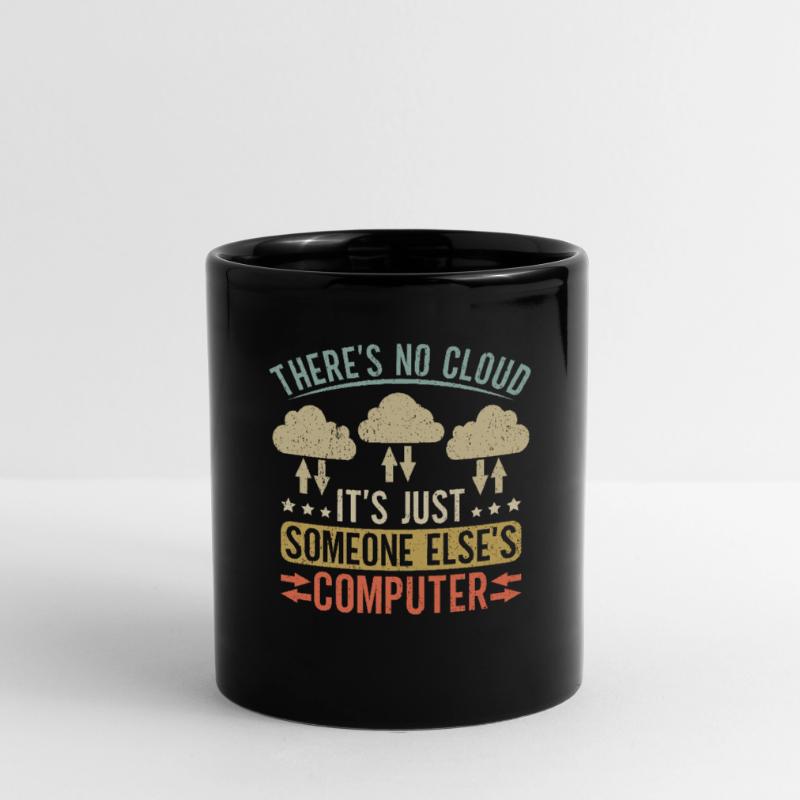 Cloud Computing Informatik Programmierung Dev Tasse einfarbig