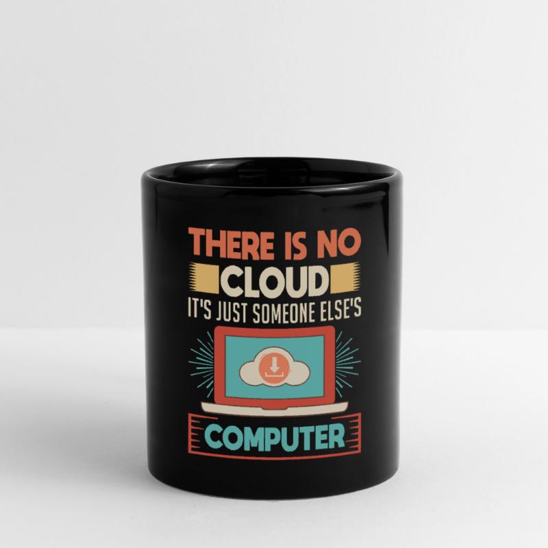 Cloud Computing Informatik Programmierung Dev Tasse einfarbig