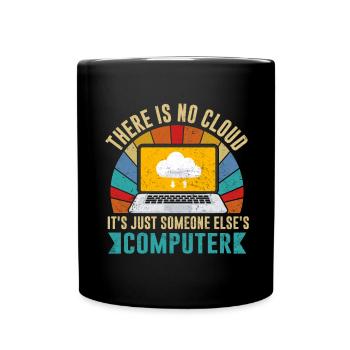 Cloud Computing Informatik Programmierung Dev - Tasse einfarbig - Schwarz - Vorne