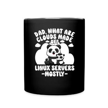 Cloud Computing Informatik Programmierung Dev - Tasse einfarbig - Schwarz - Vorne