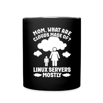 Cloud Computing Informatik Programmierung Dev - Tasse einfarbig - Schwarz - Vorne