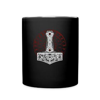 Marteau Viking Mjolnir - Mug uni - noir - Devant