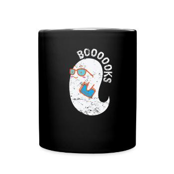 Boooooook’s Ghosts à Halloween Custom - Mug uni - noir - Devant