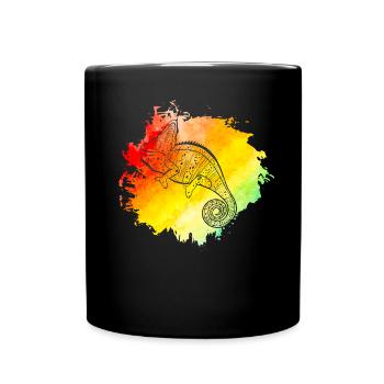 Chameleon - Full Colour Mug - black - Front