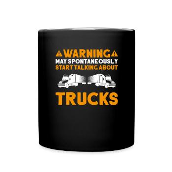 Chauffeur de camion Chauffeur de camion Chauffeur professionnel Camionneur - Mug uni - noir - Devant