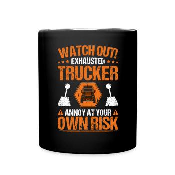 Chauffeur de camion Chauffeur de camion Chauffeur professionnel Camionneur - Mug uni - noir - Devant