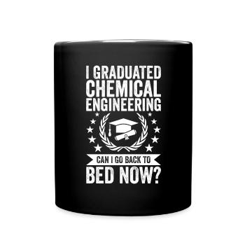 Ich Habe Chemieingenieurwesen Studiert - Tasse einfarbig - Schwarz - Vorne