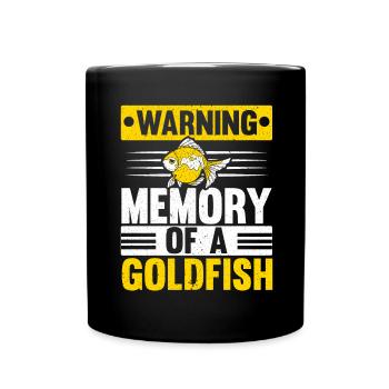 Se souvenir d’un poisson rouge Poisson Aquariophile Fisc - Mug uni - noir - Devant