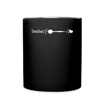Darts Darts ECG Darts Darts Darts Player - Full Colour Mug - black - Front