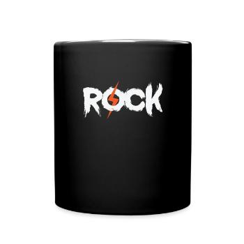 Rock Music Style Genre Guitar Rock Band - Full Colour Mug - black - Front