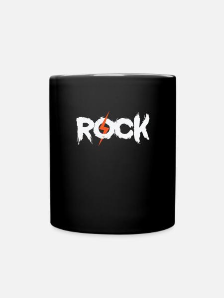 Rock Music Style Genre Guitare Rock Band - Mug uni - noir
