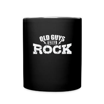 Old Guys Still, Rock, Musical Style, Genre: Guitar - Full Colour Mug - black - Front