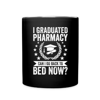 J’ai terminé la pharmacie - Mug uni - noir - Devant