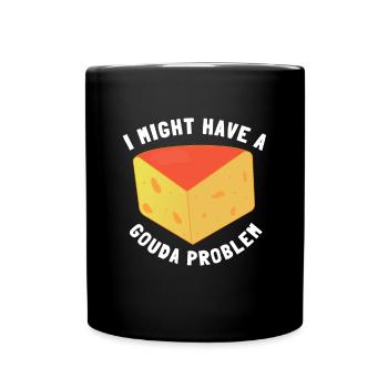 Cheesemonger Cheese Maker Gouda Lover - Tasse einfarbig - Schwarz - Vorne