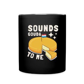 Cheesemonger Cheese Maker Gouda Lover - Tasse einfarbig - Schwarz - Vorne