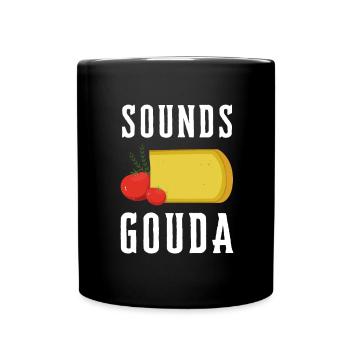 Cheesemonger Cheese Maker Gouda Lover - Tasse einfarbig - Schwarz - Vorne