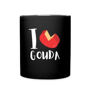 Cheesemonger Cheese Maker Gouda Lover - Tasse einfarbig - Schwarz - Vorne