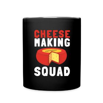 Cheesemonger Cheese Maker Gouda Lover - Tasse einfarbig - Schwarz - Vorne