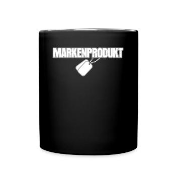 Feldjäger Soldat Militär Panzergrenadier - Tasse einfarbig - Schwarz - Vorne