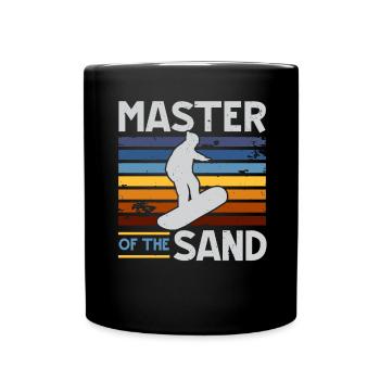 Master of Sand Sandboard Sandboarding - Full Colour Mug - black - Front