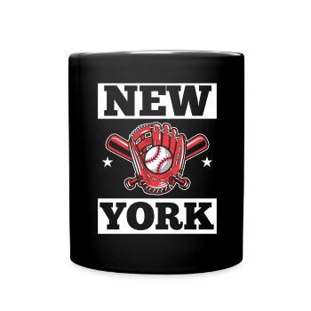 New York États-Unis Amérique New York Empire Stater - Mug uni - noir - Devant