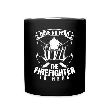 Jeunes Pompiers Casque Pompiers Pompiers - Mug uni - noir - Devant