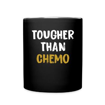 Härter Als Chemotroschenkrebs - Tasse einfarbig - Schwarz - Vorne