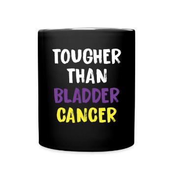 Harder than bladder cancer - Full Colour Mug - black - Front