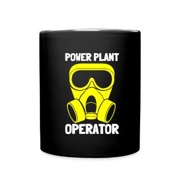 Uranium Fission Nuclear Engineering Theme - Tasse einfarbig - Schwarz - Vorne