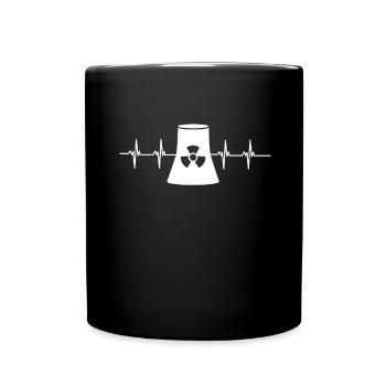 Uranium Fission Nuclear Engineering Theme - Tasse einfarbig - Schwarz - Vorne