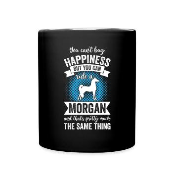 Riding - Morgan Horse - Full Colour Mug - black - Front