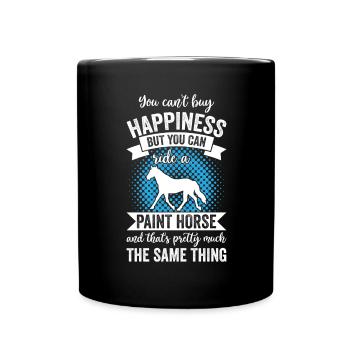 Riding - Color Horse - Full Colour Mug - black - Front