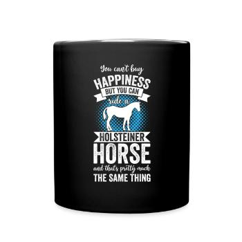 Équitation - Holsteiner Pferd - Mug uni - noir - Devant