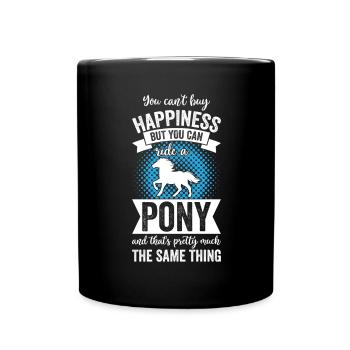 Équitation - Poney Horse - Mug uni - noir - Devant