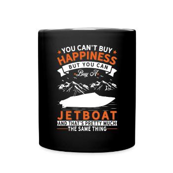 Je ne peux pas acheter de chance, mais Jetboat - Mug uni - noir - Devant