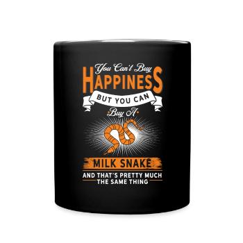 Vous pouvez acheter des serpents de lait - Mug uni - noir - Devant