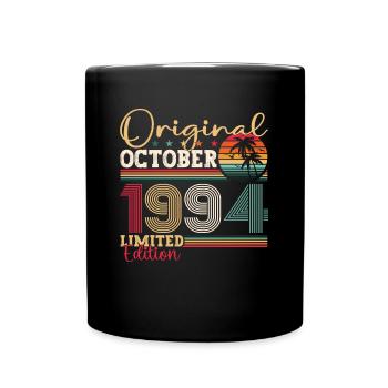 Original Octobre 1994 28th Birthday Gift Cool - Mug uni - noir - Devant