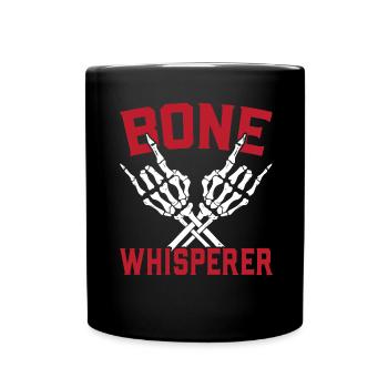 Bone Whisperer Anthropology Anthropologist Fossil - Full Colour Mug - black - Front