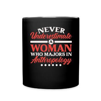 Anthropology Teacher Science Anthropologist - Full Colour Mug - black - Front