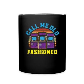 Appelez-moi un joueur vidéo d’arcade à l’ancienne - Mug uni - noir - Devant