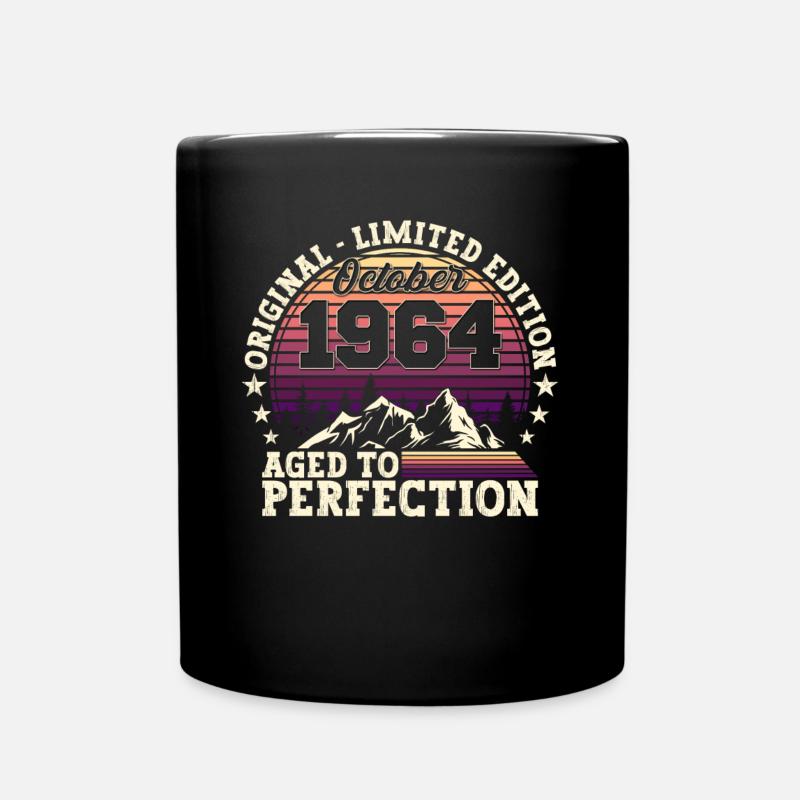 Original Octobre 1964 58e anniversaire cadeau - Mug uni - noir