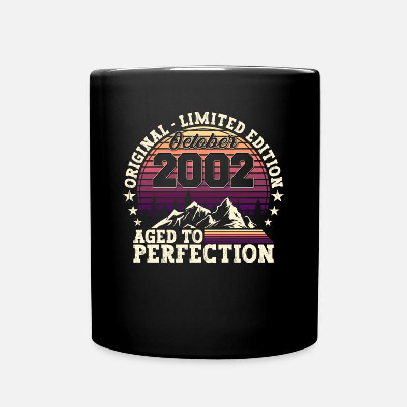 Original Octobre 2002 20th Birthday Gift - Mug uni - noir