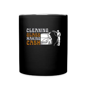 Window Cleaner Services Car Window Cleaning Window - Full Colour Mug - black - Front