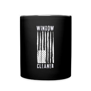 Window Cleaner Services Car Window Cleaning Window - Full Colour Mug - black - Front