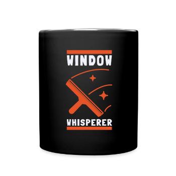Window Cleaner Services Car Window Cleaning Window - Full Colour Mug - black - Front