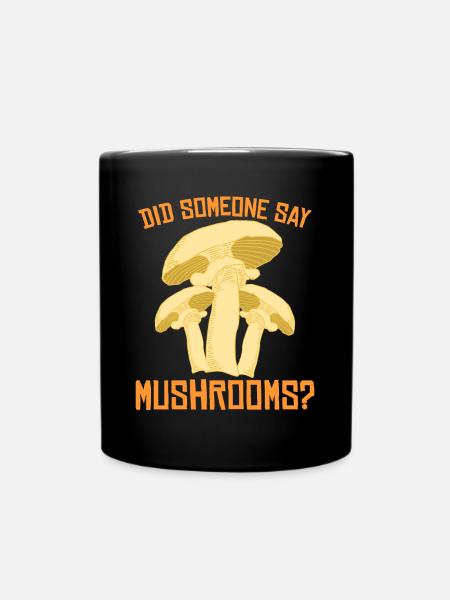 Pilzsammler Pilzsucher Pilze Pilz - Tasse einfarbig - Schwarz
