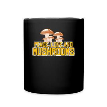 Mushroom Pickers Mushroom Seekers Mushroom Mushrooms - Full Colour Mug - black - Front